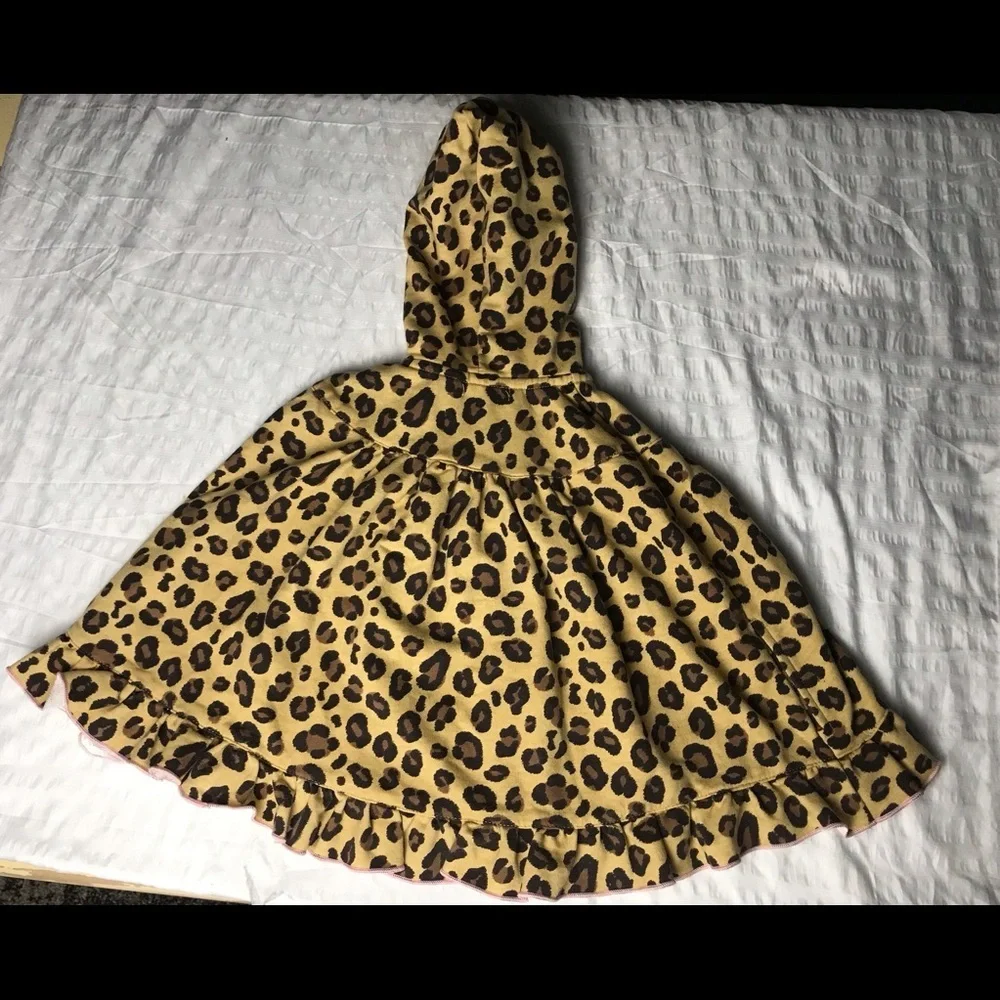 BABY HEADQUARTERS Hooded Cape & Jean Skirt 24M